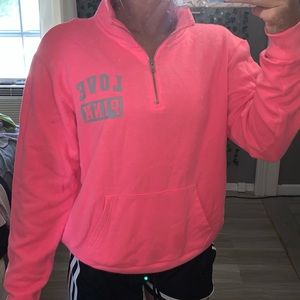 Pink VS PINK Quarter Zip